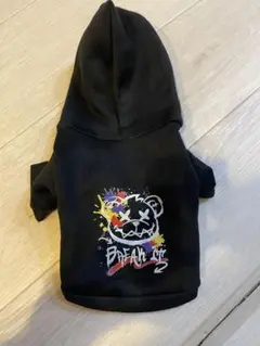 犬服　XSサイズ　ブラック　パーカー