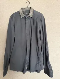 DIESEL スリムフィット ダークグレーシャツ