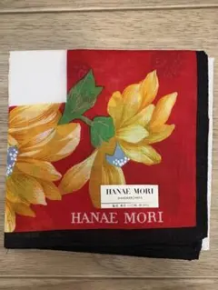 HANAE MORI ハンカチ 花柄 レッド