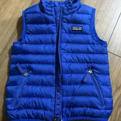 patagonia ダウンベスト 3T 青　100cm