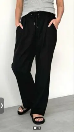 【CANAL JEAN】choice_cnlナイロンストレッチイージーパンツ