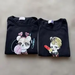 ちびRady Tシャツ　ロンT 2枚セット　125cm〜135cm Mのサムネイル