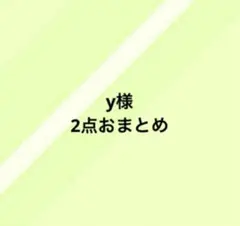 y様 リクエスト 2点 まとめ商品