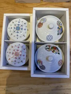 有田焼 蓋付き器セット 4点