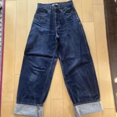 デニムパンツ ワイドシルエット インディゴ