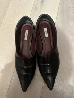 【EVOL】ソフトVカット2cmヒールパンプスIV5190。23cm