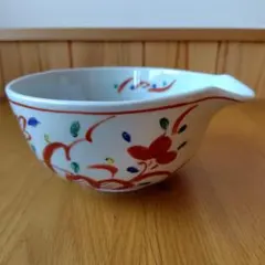 送料込み匿名配送 橘吉 たち吉 片口鉢 中鉢食器赤絵 おばんざい小料理屋のサムネイル