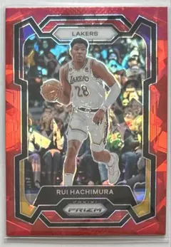 八村塁　2024 Panini PRIZM Ice Cracked Red