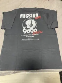 9090 MISSING GIRL ユーズド加工 Tシャツ