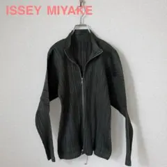 ISSEY MIYAKE プリーツ ジップアップ ジャケット カーディガンのサムネイル