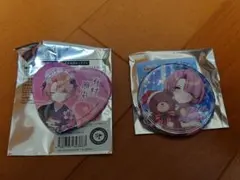 学園アイドルマスター 缶バッジ 有村麻央 ２点セット クリスマス 和装メイド