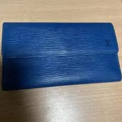 LOUIS VUITTON エピ 長財布 ブルー