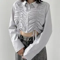 【新品】Heather ヘザー ドロストシャツ 150299