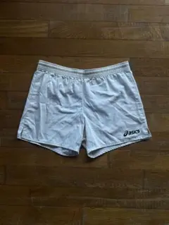 asics バレーボール ショートパンツ ホワイト 練習着