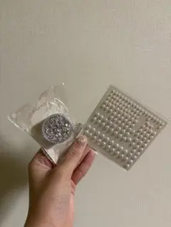 パールシール & Jourire フレークセットシルバー