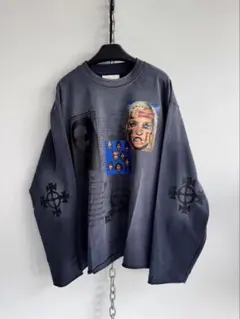 正規店購入 Hell System グレー グラフィックプリント スウェット