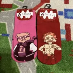 《新品未使用品》ドズル社キッズ用靴下2種セット　ドズル＆おおはらMEN しまむら