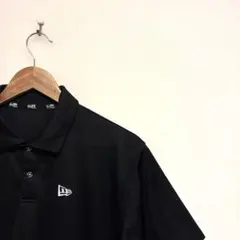 NEW ERA ニューエラ　ゴルフ　ポロシャツ　ブラック　黒のサムネイル