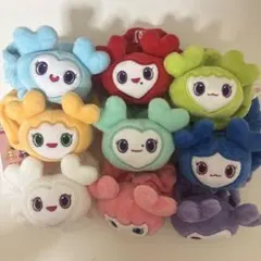 タグ付】TWICE LOVELYS ふわもこねんねBIGぬいぐるみ全9種セット