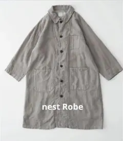 nest Robe リネン ステンカラー ライトコートのサムネイル