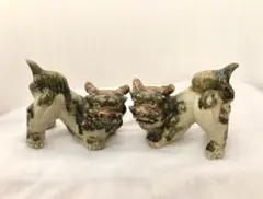 金城敏徳 作 呉須立シーサー（特大）1対 - メルカリ