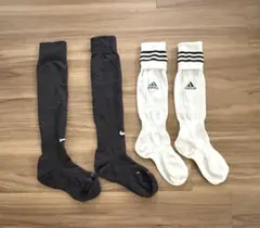 Nike adidas サッカーソックス 2足セットのサムネイル