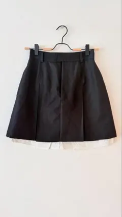 SNIDEL 黒 プリーツミニスカート