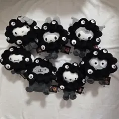 黒サンリオ ミャクミャク なりきりぬいぐるみ ブラック M コンプ