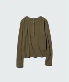 UNIQLO / リブヘンリーネック