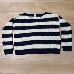 HERE'S AVENUE ボーダーニット 長袖 Lサイズ