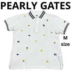PEARLY GATES パーリーゲイツ ゴルフシャツ　ポロシャツ　半袖　M