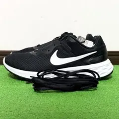 NIKE Revolution 6 レボリューション 軽量 ランニング 白黒 靴