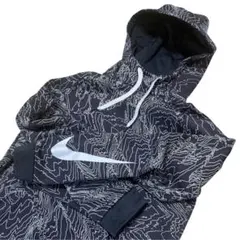 NIKE DRI-FIT 총무늬 까마귀 큰 swoosh 양팔 S