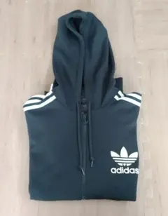 adidas フルジップパーカー サイズ:XO ネイビー