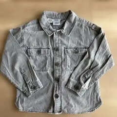 ZARA デニムジャケット 104 3-4years グレー