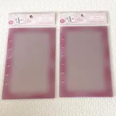 正規品 クーリア とうめいシールシート ピンク リフィル 2セット シール帳