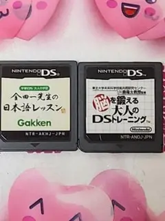 中古ソフトのみ★金田一先生の日本語レッスン & DSトレーニング 2本セット