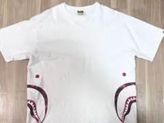 A BATHING APE シャーク サイド Tシャツ 2XL XXL ホワイト