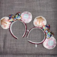 ディズニーリゾート　スモワ　スモールワールド　カチューシャ　ミニー　リボン　2個