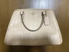 コーチ　coach クロコダイル柄　ハンドバッグ　鞄　レディース　ショルダー付き