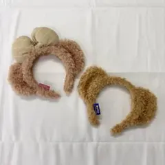 ダッフィー　シェリーメイ　カチューシャ　2点セット　ディズニー