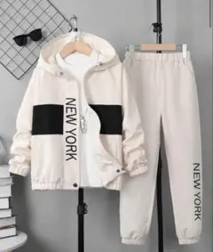 NEW YORKプリント ジャージセット 134-140cm