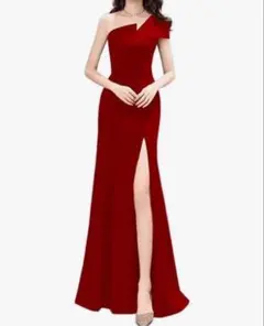 赤ドレス　発表会　オケージョン　結婚式