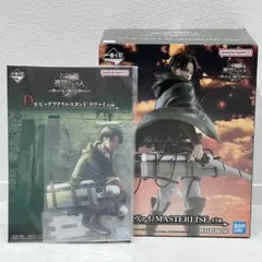 一番くじ 進撃の巨人　B賞 リヴァイ　D賞部ビックアクリルスタンド