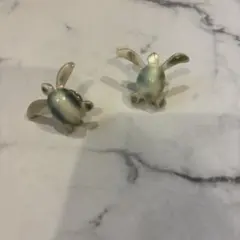 ホヌ（海亀）ブローチ2個セット