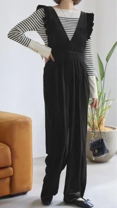 ベロアフリルデザインオールインワン