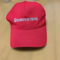 BRIDGESTONE 赤 キャップ バックアジャスター付きのサムネイル