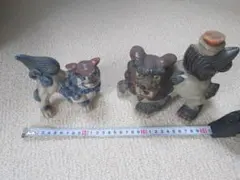 シーサー 陶器 置物 2体セット
