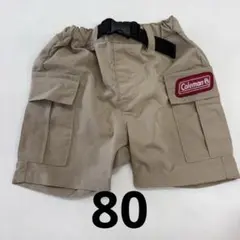 Coleman キッズ カーゴハーフパンツ ベージュ