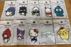 ダイソー　サンリオ パイルワッペン 10点